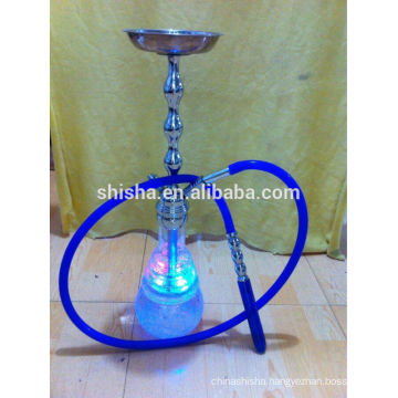 New model flash ice cube Yiwu hookah glass hookah